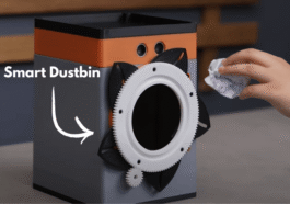 Smart Dustbin with Iris Lid