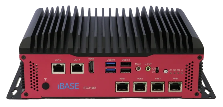 Nvidia jetson orin nx nano embarqué système six ports Ethernet, dont quatre sont capables de Poe