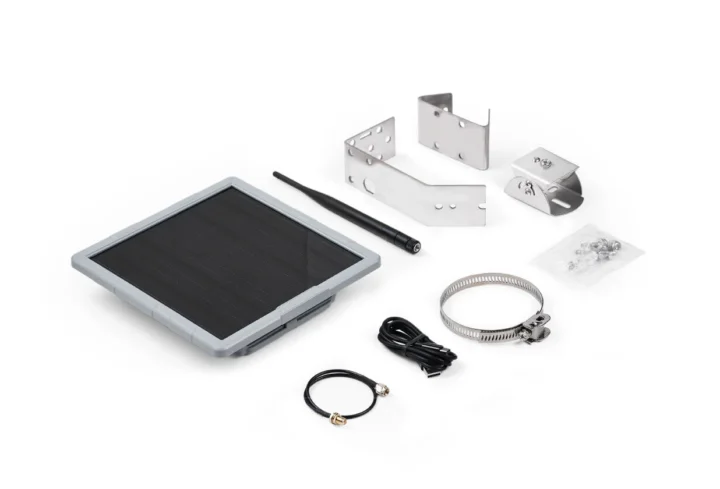 Sensecap Node solaire P1 Kit de répéteur de meshtastic avec support de montage et accessoires