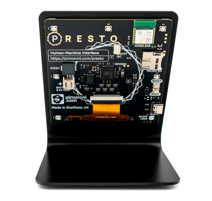 Raspberry PI RP2350 WiFi Desktop Touch Affichage