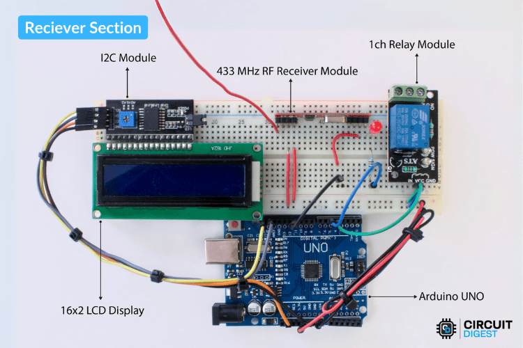 Comment construire un casque intelligent en utilisant Arduino? 7 Côté récepteur assemblé casque intelligent