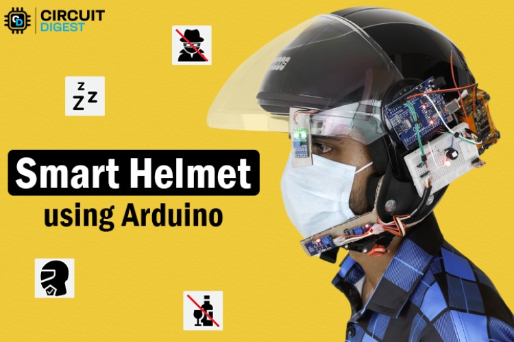 Comment construire un casque intelligent en utilisant Arduino? 1 Smart Helmet using Arduino