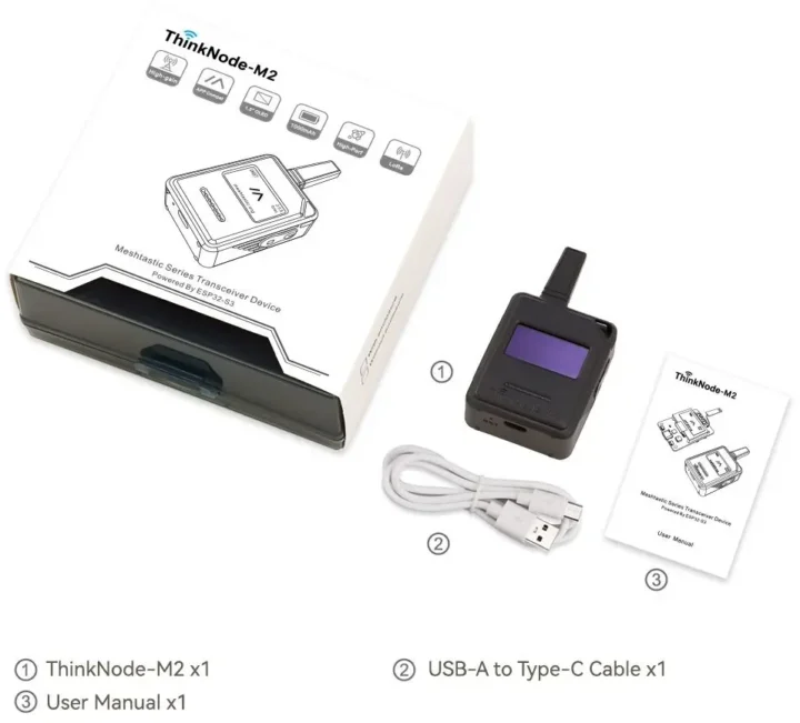 Contenu du package ThinkNode-M2