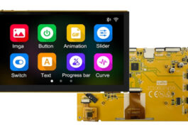 ESP32-P4 board with 7-inch display