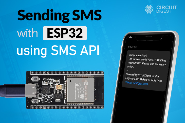 Send SMS with ESP32 using SMS API