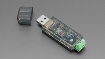 Adafruit Sparkle Motion Stick + Enclosure Kit - A compact ESP32 WLED controller