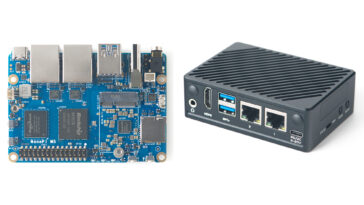 NANOPI M5 - A Rockchip RK3576 SBC avec HDMI, Dual GBE, M.2 NVME et SDIO WiFi Sockets, UFS 2.0 Support de stockage