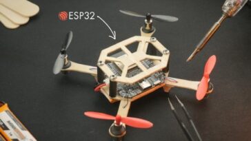Another Take on DIY ESP32 Drone, Now with Popsicle Sticks