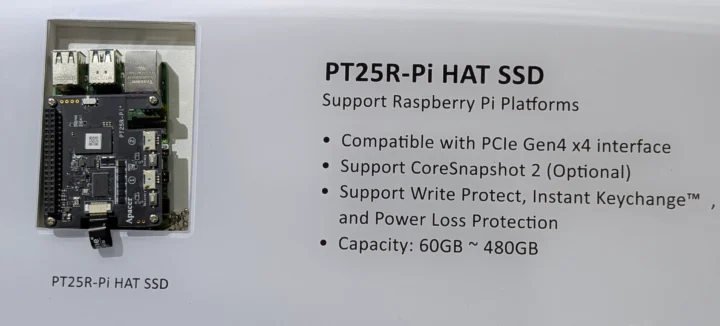 PT25R-PI + HAT SSD à Computex 2025