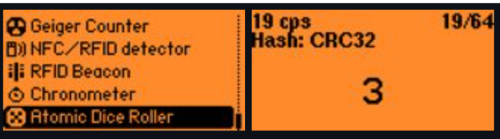 Application de rouleaux de dés atomique de Flipperheimer