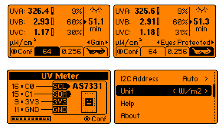 Application de compteur UV Flipper Zero