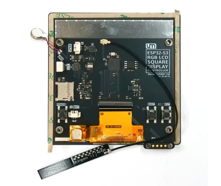 Contrôleur d'affichage carré LCD RVB ESP32-S3