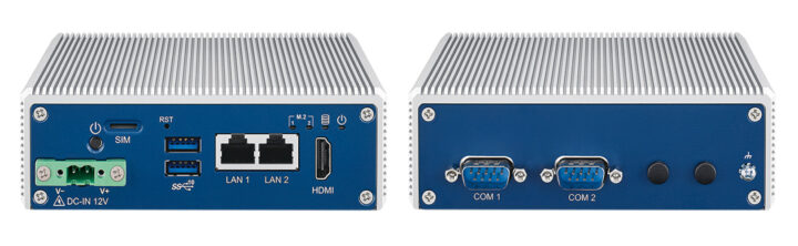 VECOW PBC-200000 Edge sans ventilation du système AI avant et arrière