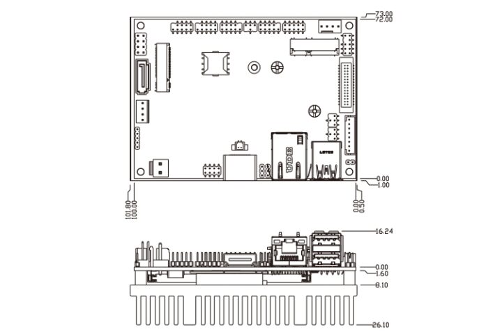 Dimensions Pic-Asl1 des jets