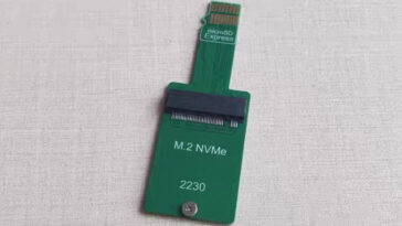 M.2 NVMe microSD Express adapter