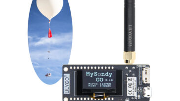 LILYGO MySondy GO for radiosondes and weather balloons tracking
