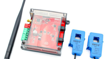 AgroSense 2-Channel LoRaWAN AC Current Monitor with two CT clamps