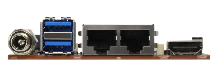 SBC avec double USB 3.2, GBE, 2,5GBE, HDMI