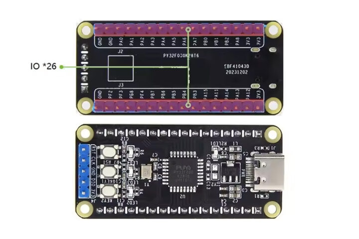 PUYA PY32F030 BANDE DE DÉVELOPPE