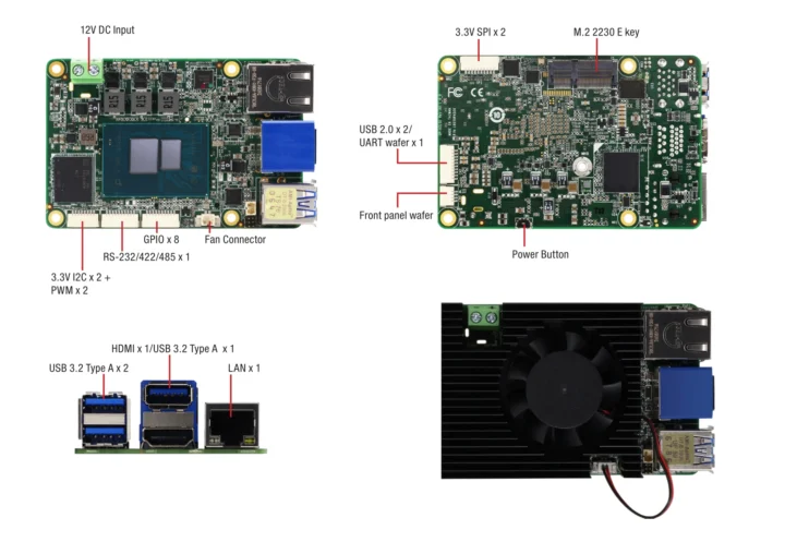 Slim Intel Twin Lake SBC