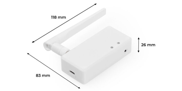 Xiao W5500 + ESP32-S3 Dimensions de l'adaptateur Ethernet