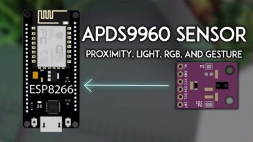 ESP8266 NODEMCU: APDS9960 Proximity Light RGB Gesture Capteur (Arduino)