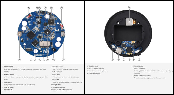 Présentation du matériel de la carte de développement de la carte de développement ESP32 S3 ESP32