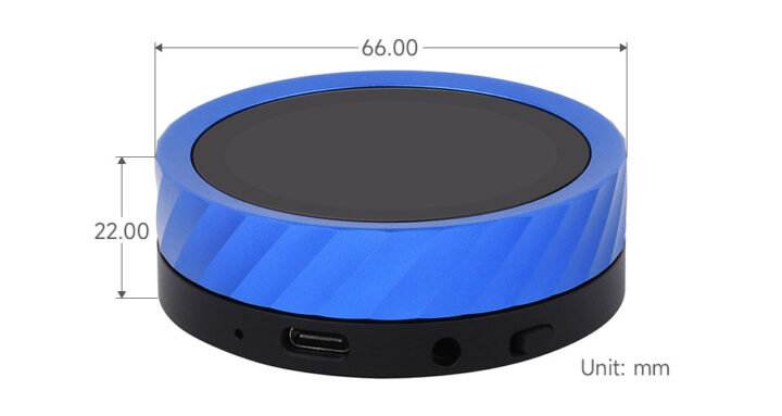 ESP32 S3 Knob Touch LCD 1.8, Double ESP Knob Afficher les dimensions de la carte de développement