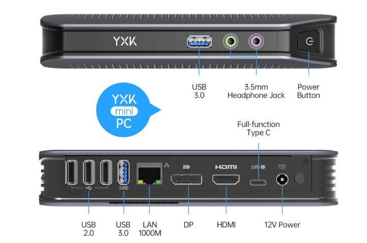 Interface YXK S15 Ultra Mini PC