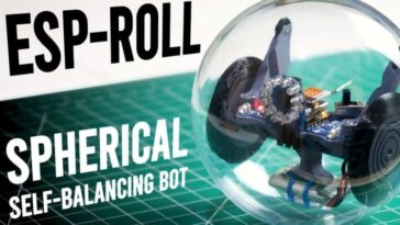 DIY ESP32 Rolling Robot with Camera Control