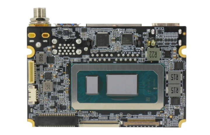 SBC de la taille d'une carte de crédit Intel Raptor Lake