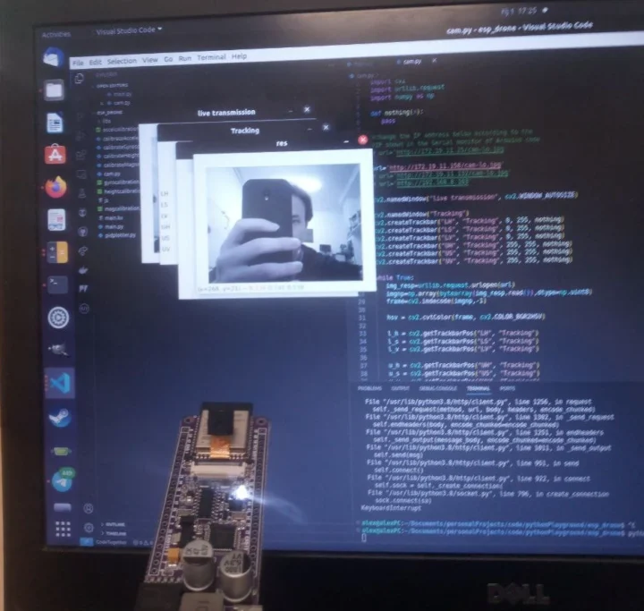 Panneau de caméra ESP32-S3 pour l'apprentissage automatique