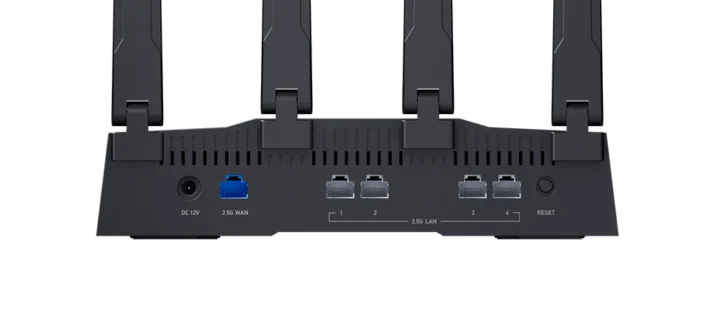 Routeur Tri-Band WiFi 7 avec cinq ports de 2,5 gbe