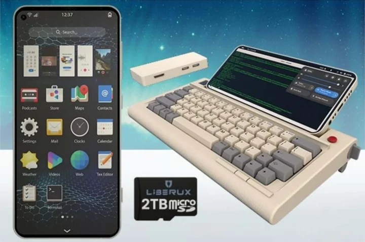 Smartphone et quai Liberux Nexx Linux
