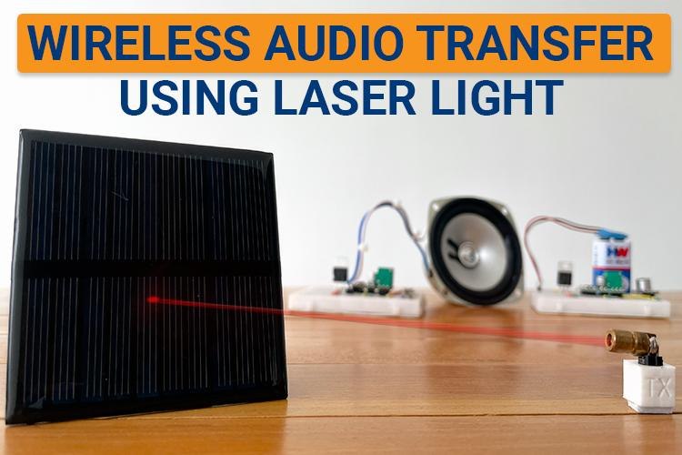   Transfert audio sans fil à l'aide de la lumière laser