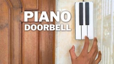 DIY Piano Doorbell Replaces Classic Chime Sound