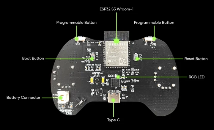Contrôleur de voiture robot ESP32 S3