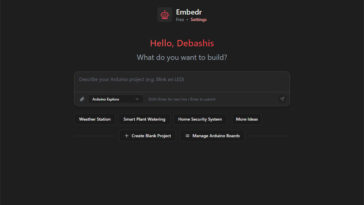 Embedr AI Arduino IDE