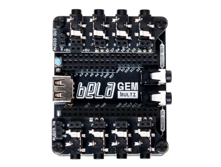 Boîte audio BELA GEM Multi pour PocketBeagle 2