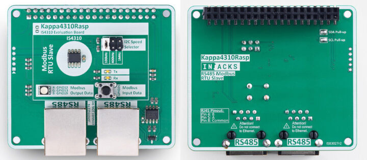 Board d'évaluation IS4310 supérieur et bas