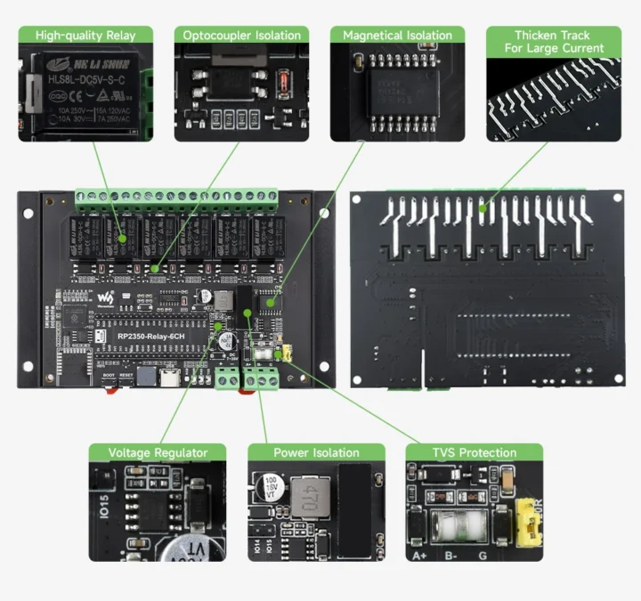 RP2350-relay-6ch internes