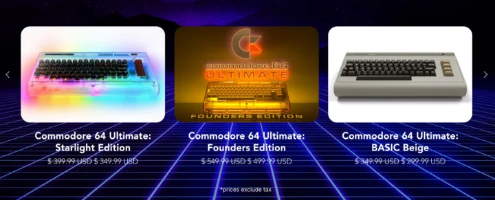 C64 Ultimate Basic Beige Starlight Edition Founders Edition