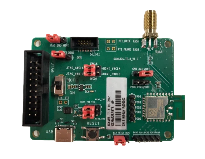 KCMA32S-TE B V1.2 CARTE POUR LE MODULE QUCEL ZIGBEE BLE