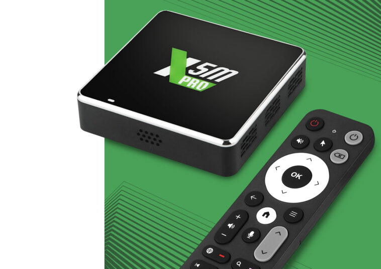 UGOOS X5M Pro : box TV Android 14 avec Amlogic S905X5M et super-résolution IA pour streaming 4K 1 Ugoos X5M Pro TV Box BLuetooth Remote Control