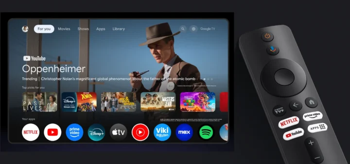 Amlogic S905X5M Google TV Stick Voice Remote Control