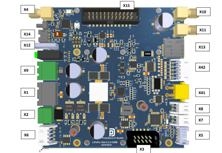 PD.Charger-GSM V2.5 Reference de spécification des connecteurs