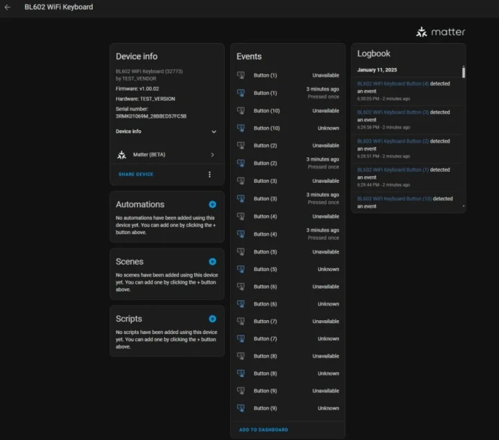 Assistant à domicile BL602 Clavier WiFi Assistant à domicile BL602 Clavier WiFi