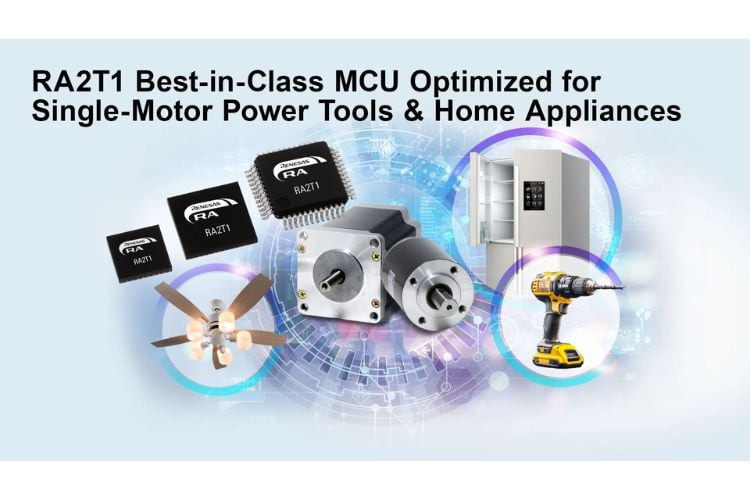 Renesas Unveils RA2T1 MCUs