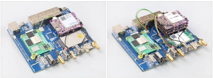 Raspberry Pi CM5 1x 5G 1x 4G LTE ou 4X 4G LTE Modules
