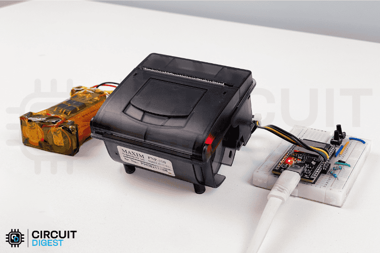Configuration de démonstration de l'imprimante thermique ESP32